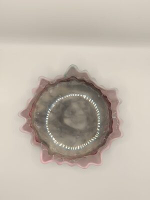 Plat / bowl en résine bords ondulés – Image 8