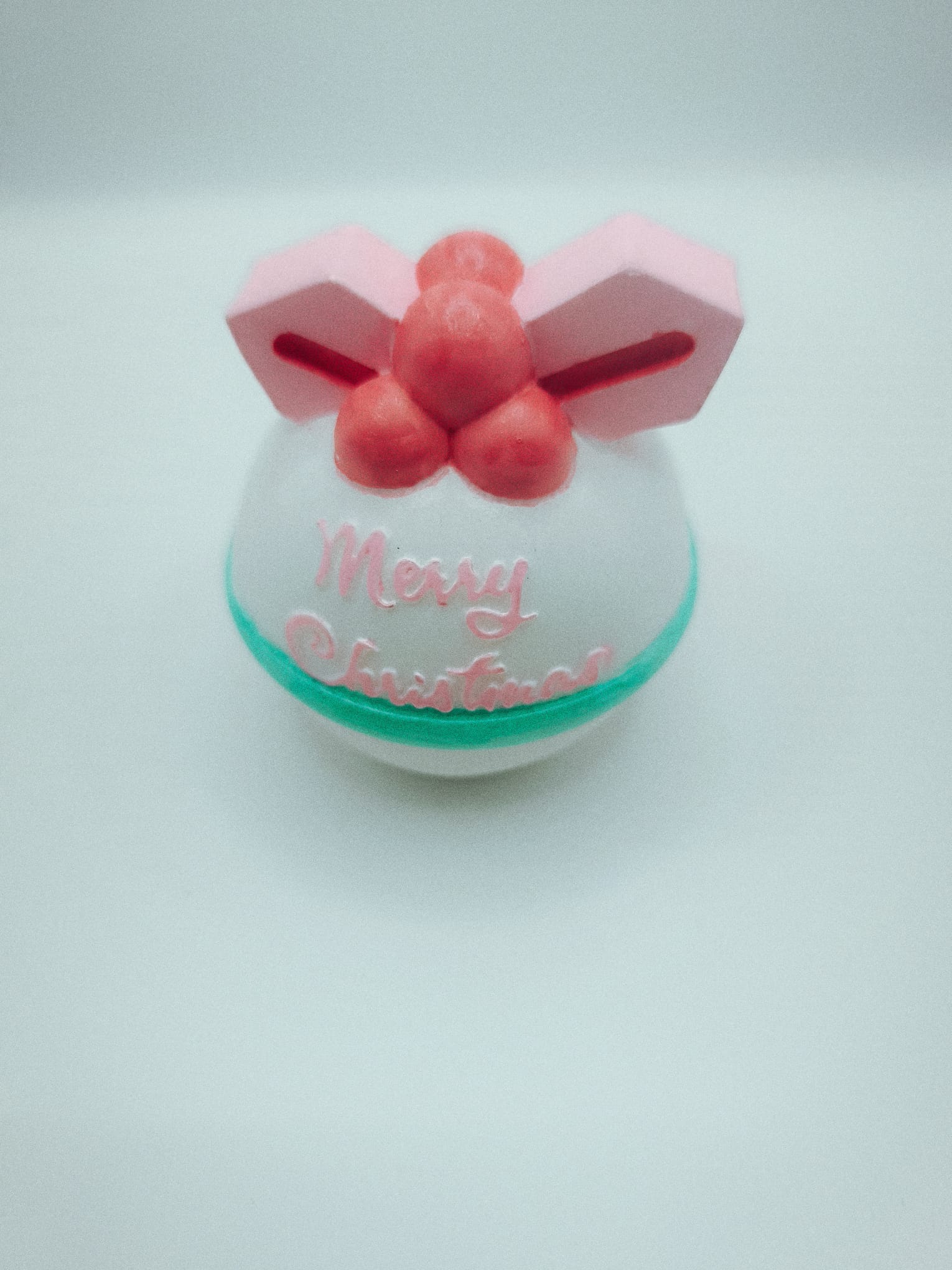 Boule de Noël en résine “Merry Christmas” – Image 2