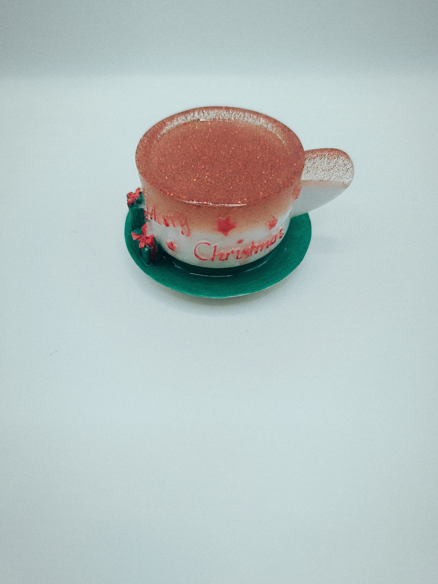 đ DĂ©coration de NoĂ«l en rĂ©sine â Tasse âMerry Christmasâ â Image 2